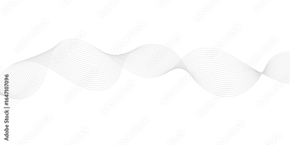 Poster abstract wave blend lines on transparent background. design for banner, wallpaper, background and ma
