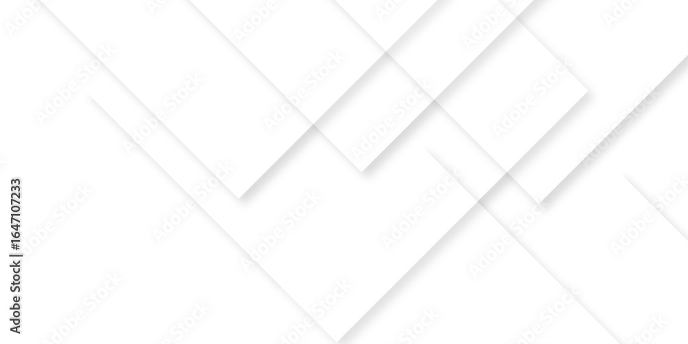 Aufkleber abstract white background design with layers of textured white transparent material in triangle and 