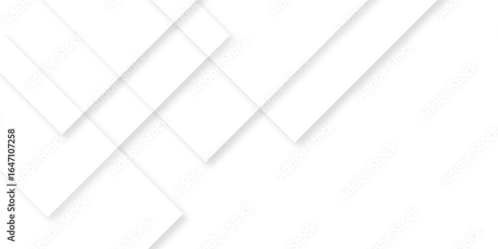 Aufkleber abstract white background design with layers of textured white transparent material in triangle and 