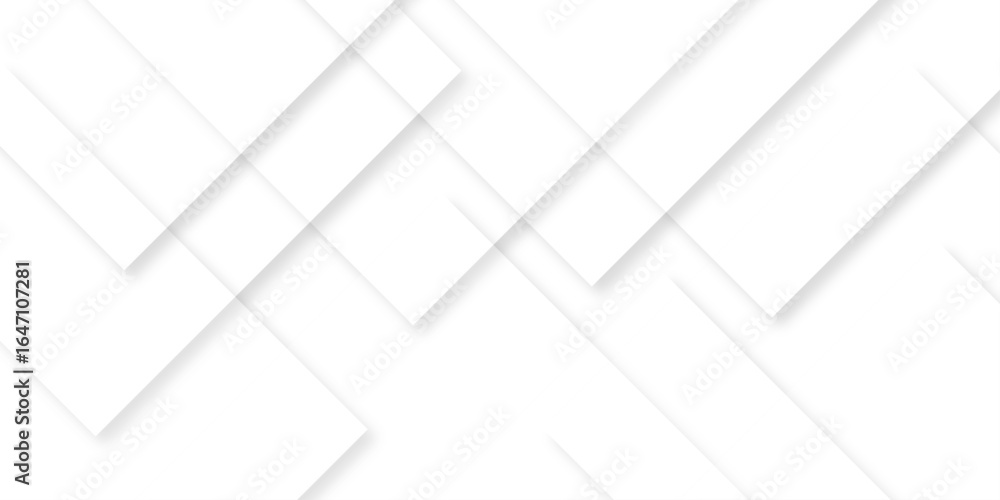 Aufkleber abstract white background design with layers of textured white transparent material in triangle and 