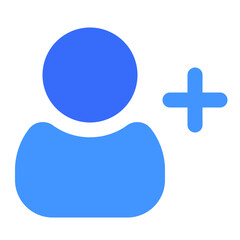 Fototapeta premium Add User Profile Icon