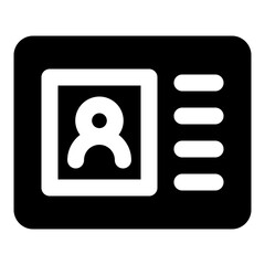 Contact Profile Digital Device Icon