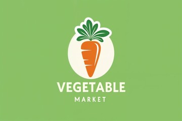 carrot on a green background