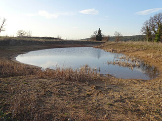 A pond is a basic system for collecting water
