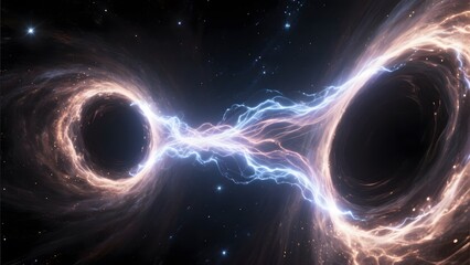 Collision of Two Black Holes Emitting Electromagnetic Radiation