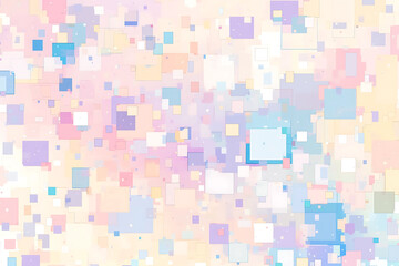 幾何学模様のポップな背景素材・壁紙