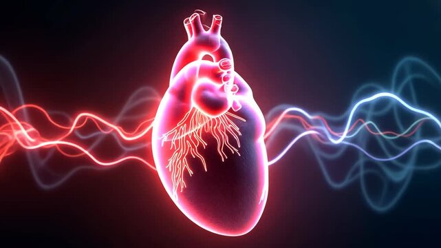 human heart, valve diseases, electric signals. Heart anatomy. Arteries widen under stress. Muscle contraction enhances blood flow. Heartbeat regularity supports vitality.