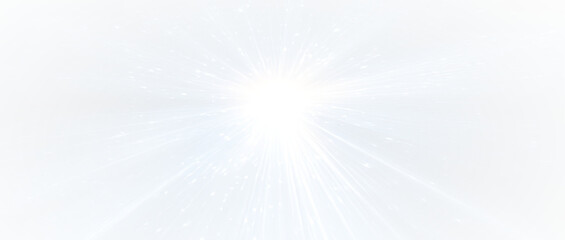 Isolated Sun Ray PNG with Transparent Glow