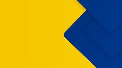 Minimal abstract yellow and blue background