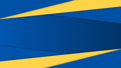 Abstract blue yellow geometric background