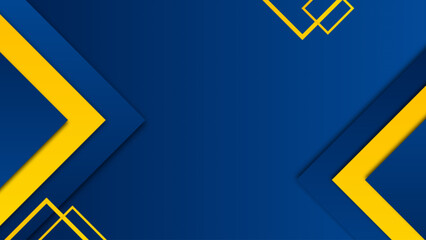 Modern abstract blue and yellow background