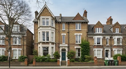 Naklejka premium Luxury living spaces: victorian design perspective