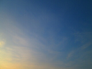 Background color of the sky in the morning