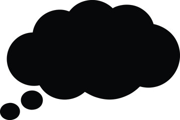 thought bubble vector icon.
