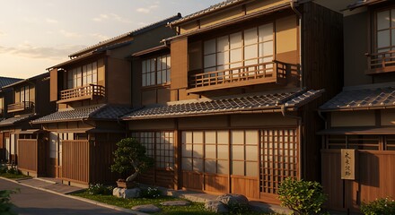 Obraz premium Luxury living spaces: wooden design perspective