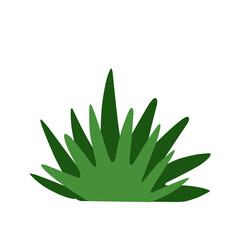 Simple green grass vector illustration