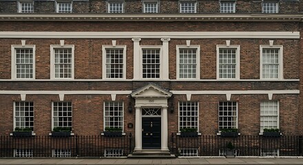 Fototapeta premium Luxury living spaces: georgian design perspective