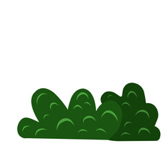 Bushes green vector illustration