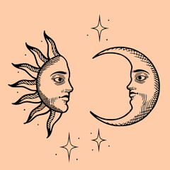 sun moon astral