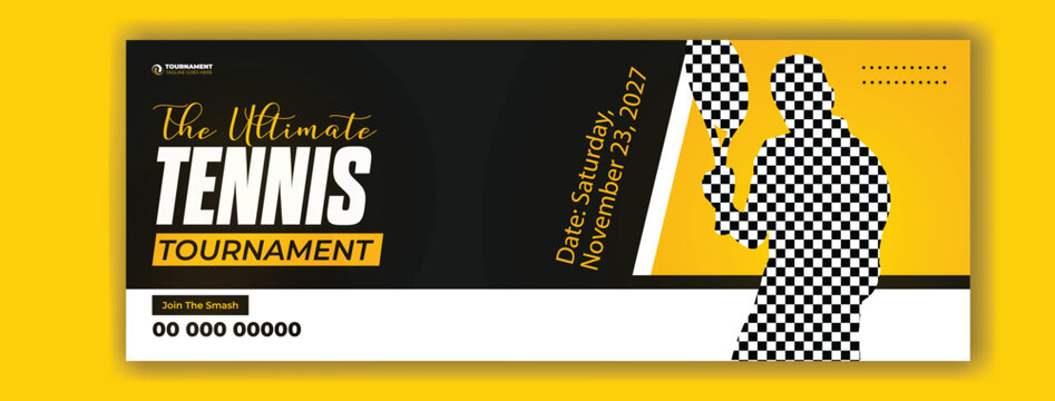 Corporate event invitation with date for Saturday November 23 2027 on black background - Powered by Adobe