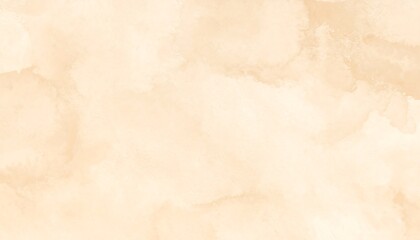 Delicate apricot watercolor wash background, subtle canvas effect for designs or presentations