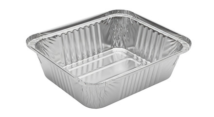 Isolated Aluminum Foil Baking Pan