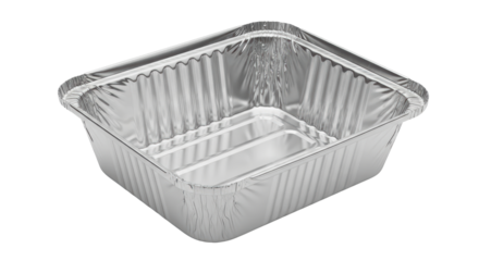 Isolated Aluminum Foil Baking Pan