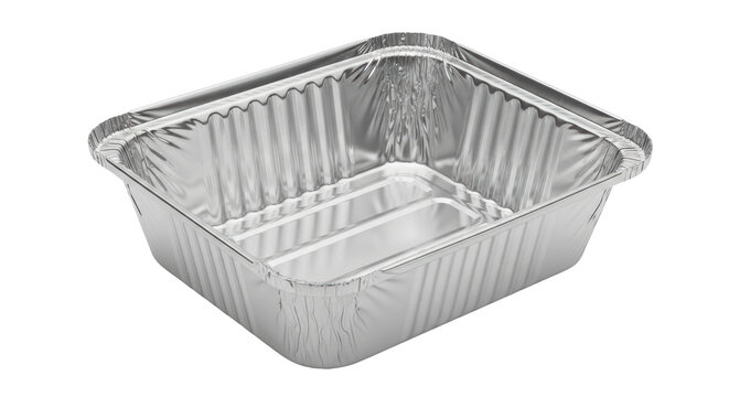 Isolated Aluminum Foil Baking Pan