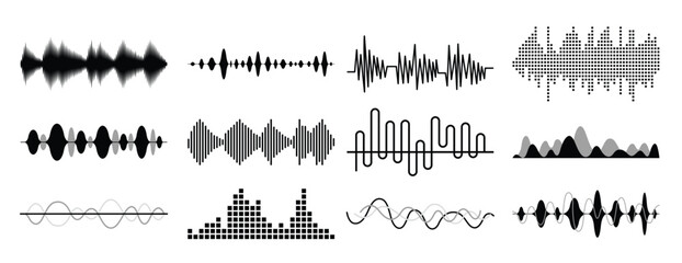  Sound Wave Icon Abstract Visualisation Sounds Amplitude