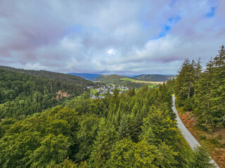 road to the mountains with a scenic view