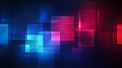 Abstract Colorful Geometric Shapes Design