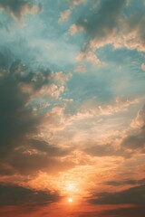 Obraz premium Dramatic sunset cloudscape (1)