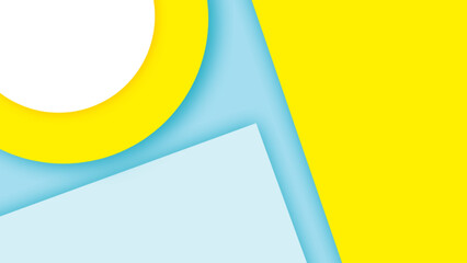 Yellow blue abstract geometric background