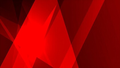 Dynamic scarlet abstract design featuring overlapping geometric shards