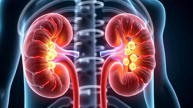 glucose, kidney function, insulin response. Organ health. Arterioles narrow under stress. Nephrone filter increases waste removal. Endocrine regulation ensures metabolic balance.