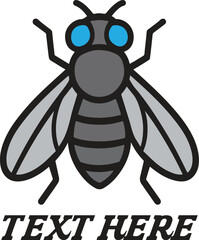vector illustration of a bee