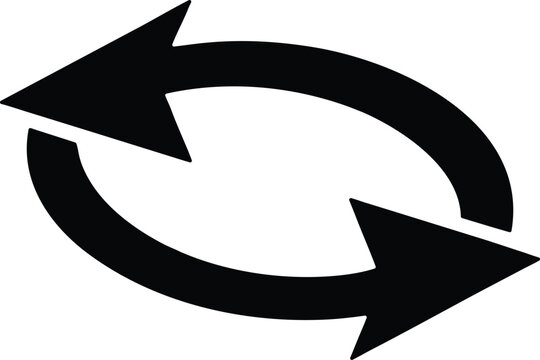 rotate arrow vector icon.