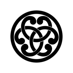 片喰紋・中輪に釻片喰（ちゅうわにかんかたばみ）