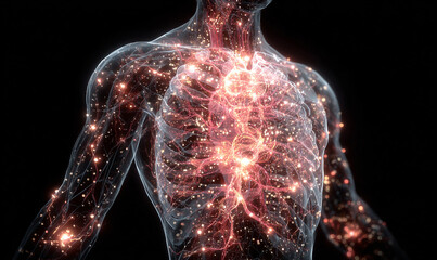 ANATOMÍA HUMANA DIGITAL SIMPLIFICADA CON RESPLANDOR