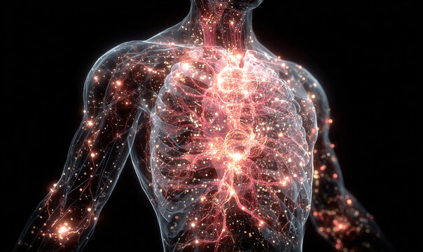 ANATOM&Iacute;A HUMANA DIGITAL SIMPLIFICADA CON RESPLANDOR
