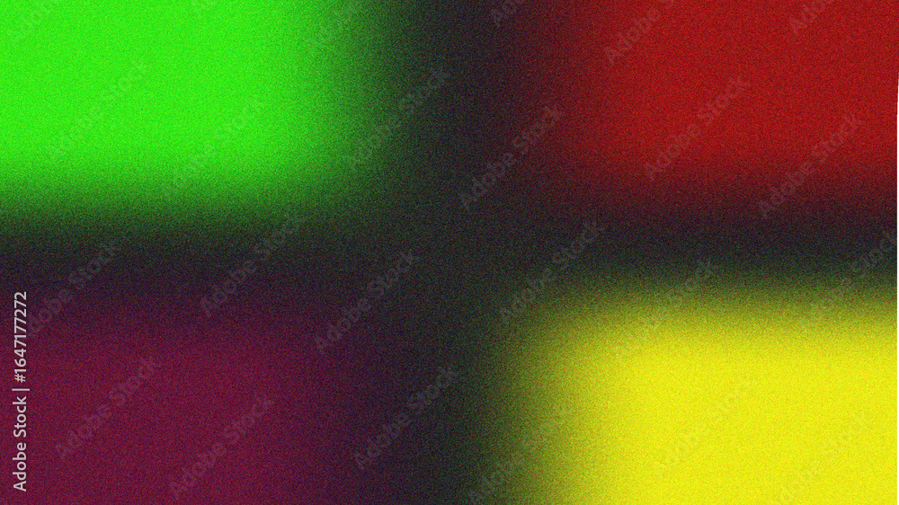 Aufkleber abstract geometric pattern with vibrant neon colors and a grainy texture creating a retro futuristic