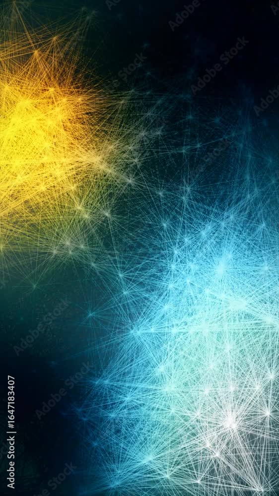 Poster bright colors and intricate patterns interact beautifully, creating a mesmerizing visual experience 