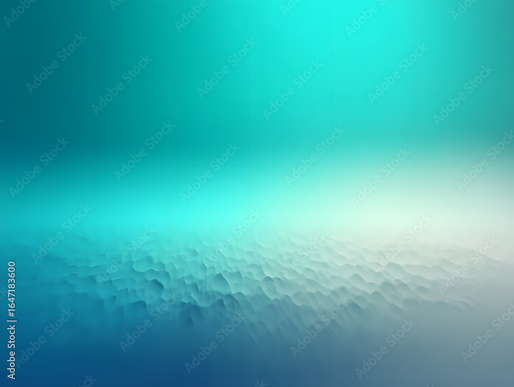Poster a gradient background transitioning from teal to white with a smooth and even color distribution