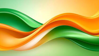 Obraz premium Abstract swirly waves in vibrant colors