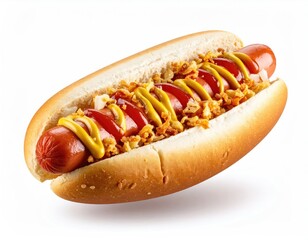Delicious Hot Dog: A Gourmet Visual Feast