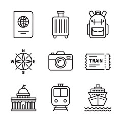Travel Icons Set