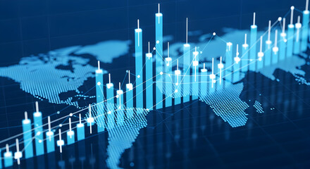Detailed and high-uptake: Solar panels data analytics dashboard with graphs and digital overlays