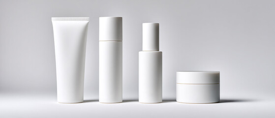 CONFEZIONE MINIMALISTA DI PRODOTTI PER LA CURA DELLA PELLE