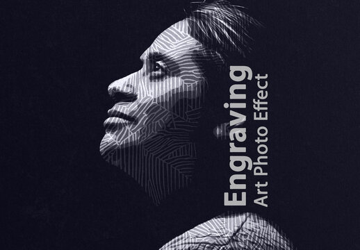 Engraving Art Photo Effect