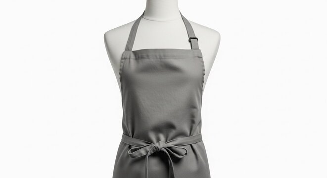 Grey Apron Mockup A Versatile Kitchen Essential for Culinary Professionals